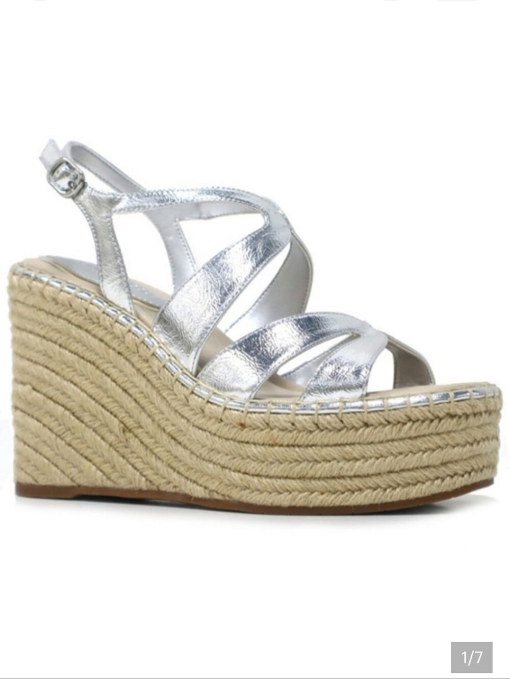 KENNETH COLE WOMEN'S Solace espadrille platform wedge sandal SIZE 8 & 9 NIB